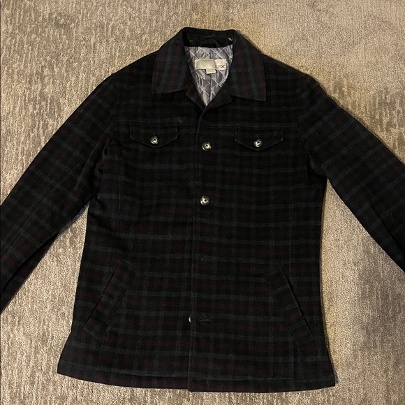 Utex Other - Utex Men's Dark Plaid Shirt Jacket